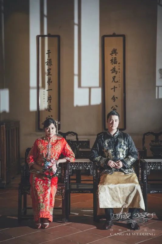 中式婚紗 林家花園