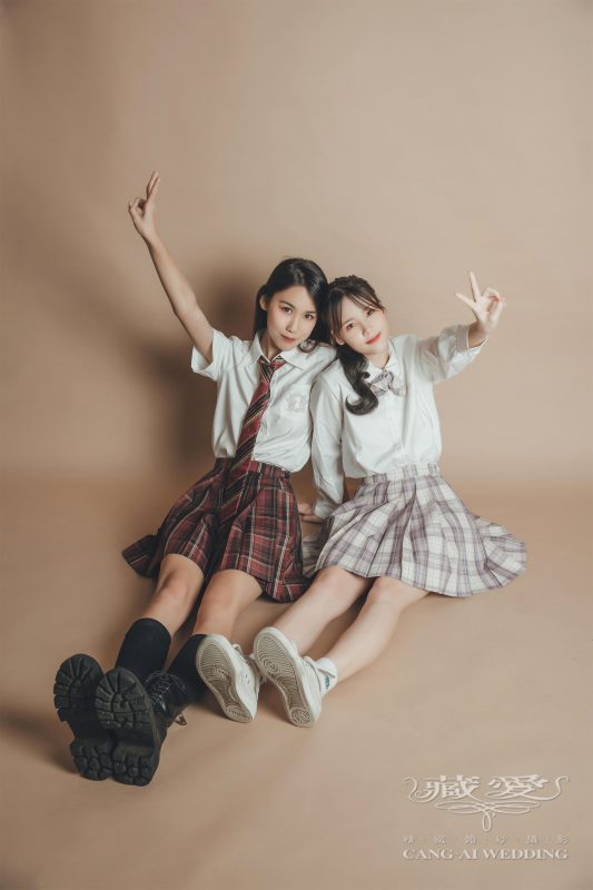 開學季的青春特寫 X 閨蜜婚紗照