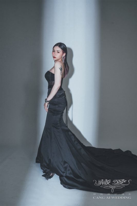 美式婚紗 白棚