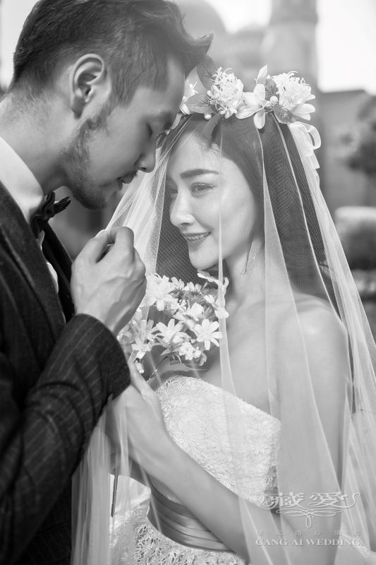 美式婚紗 電影感