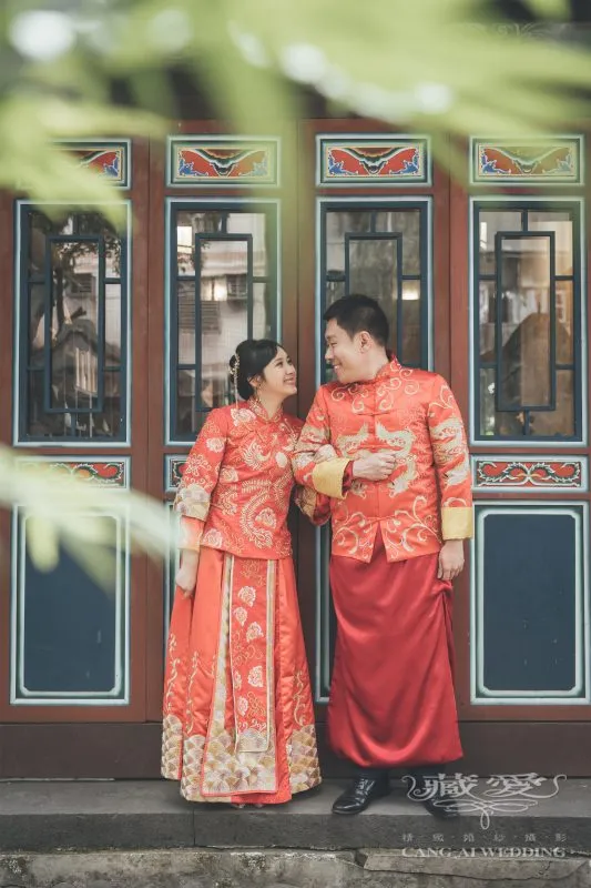 中式婚紗 林家花園