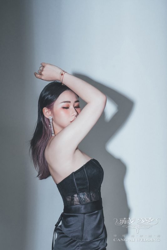 美式婚紗 白棚