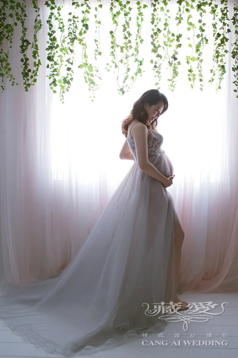 藏愛婚紗-一個人承載著兩個人的心跳與生命，溫柔且堅強著｜孕婦照｜孕婦寫真