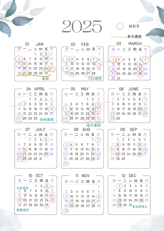 2025結婚好日子推薦