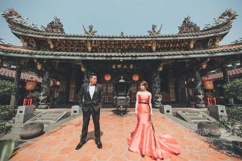 中式婚紗 孔廟