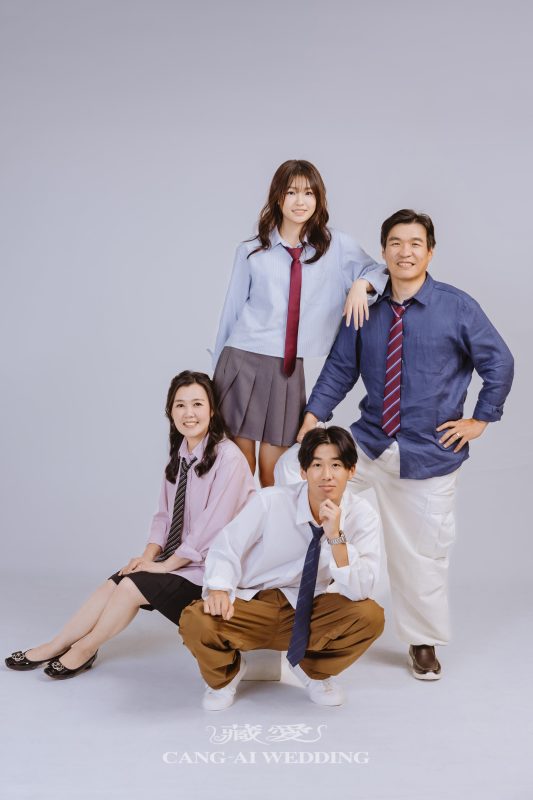 便服 主題 全家福 學院風 