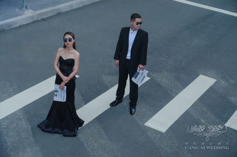 美式婚紗 現代都市風