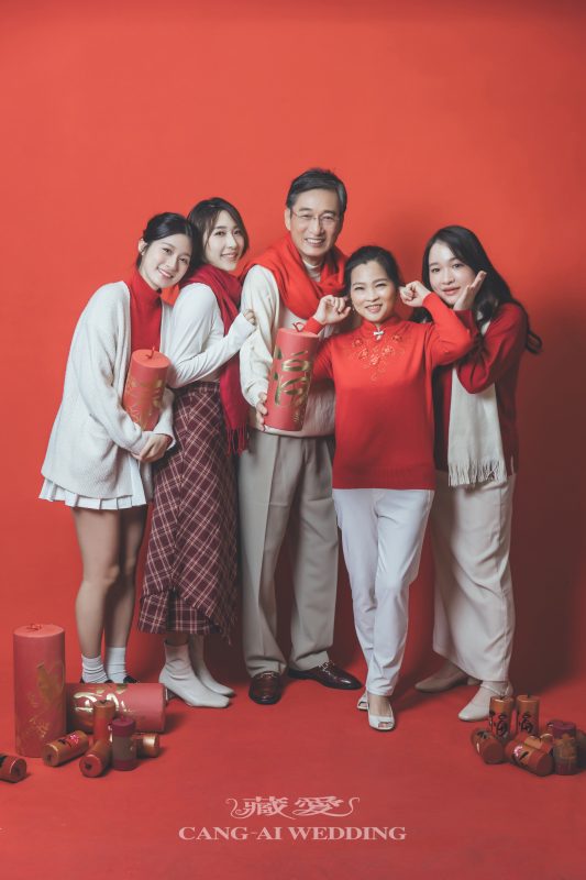 便服 主題 全家福 拜年 過年