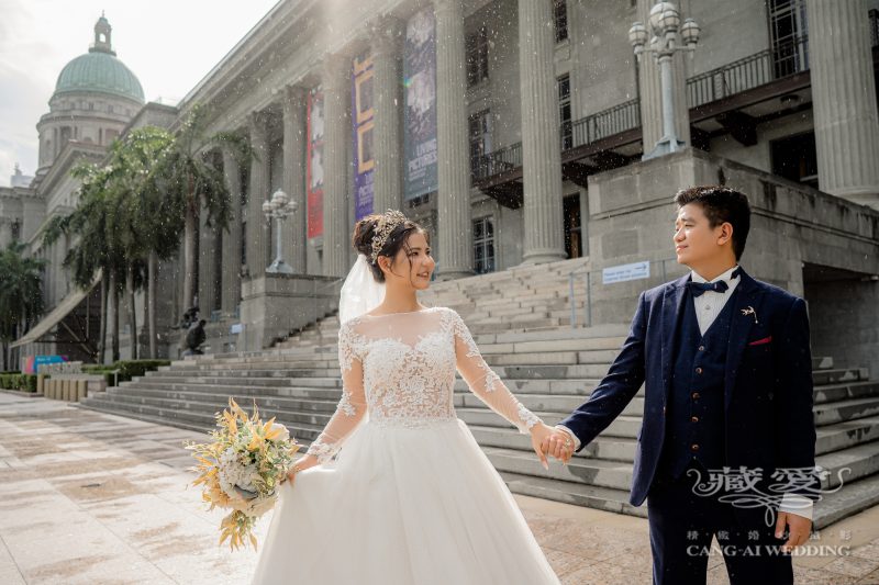 拍婚紗遇到下雨天怎麼辦? 藏愛婚紗 雨中婚紗