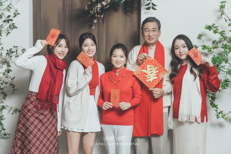 便服 主題 全家福 拜年 過年