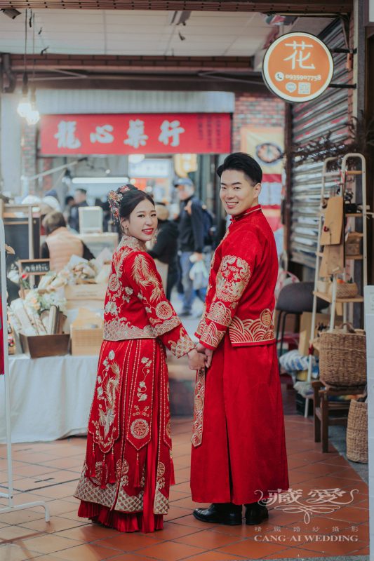 中式婚紗 迪化街