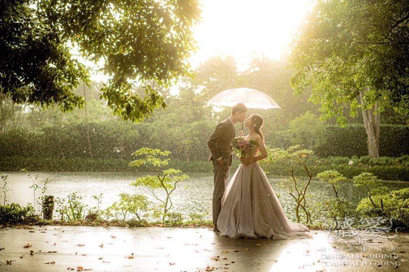 拍婚紗遇到下雨天怎麼辦? 雨神同行的婚紗外拍