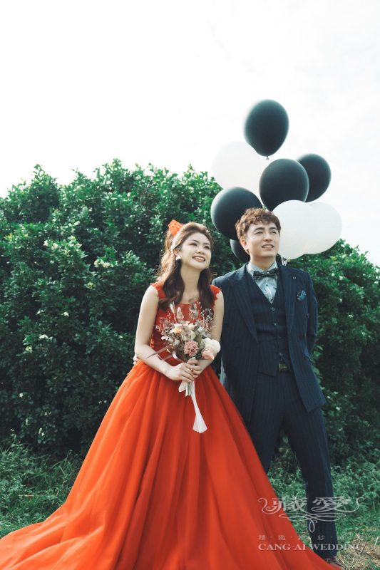 美式婚紗 現代都市風
