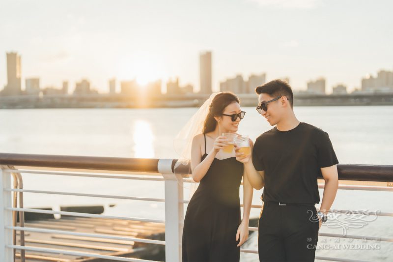 美式婚紗 現代都市風