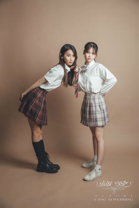 開學季的青春特寫 X 閨蜜婚紗照